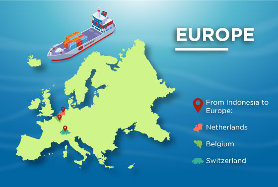 Europe Netherlands, Belgium, Switzerland